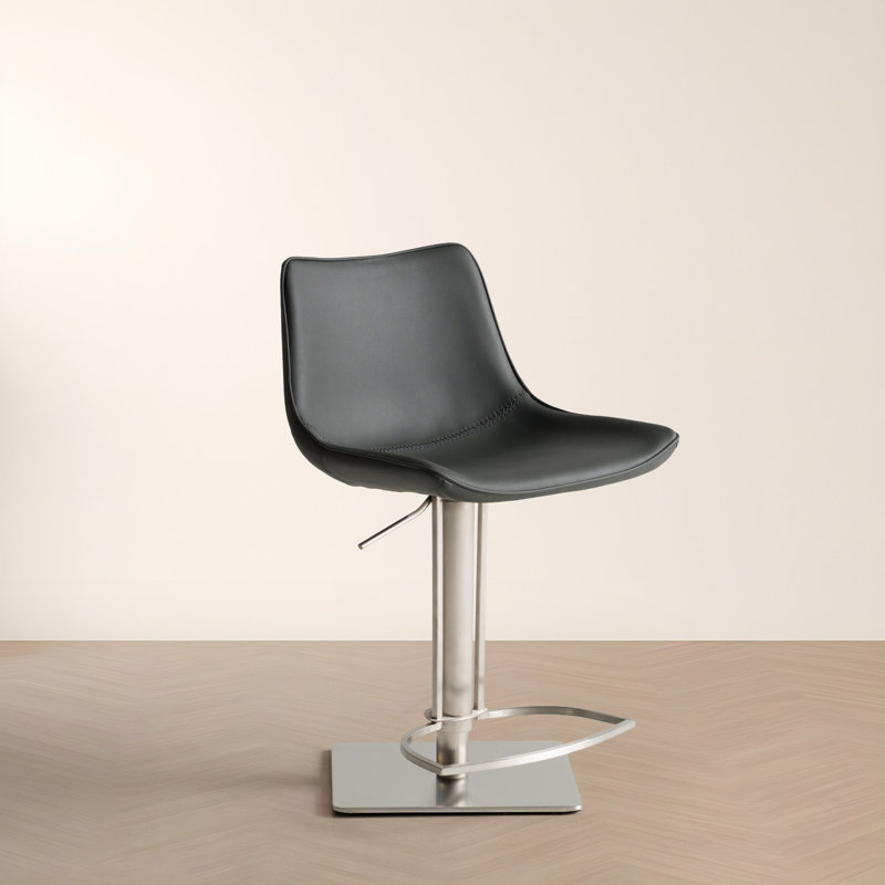 Tabouret pivotant à hauteur réglable Manning, gris