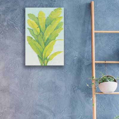 «Chartreuse Tropical Foliage II» par Tim O'Toole, art mural en verre acrylique