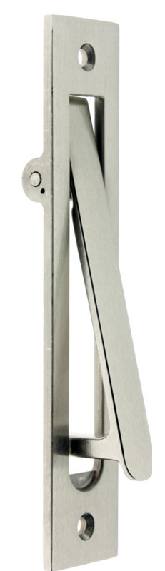 Solid Brass Edge Pull, Satin Nickel