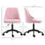Chaise de travail en velours Anthonyville-880369918-815826963