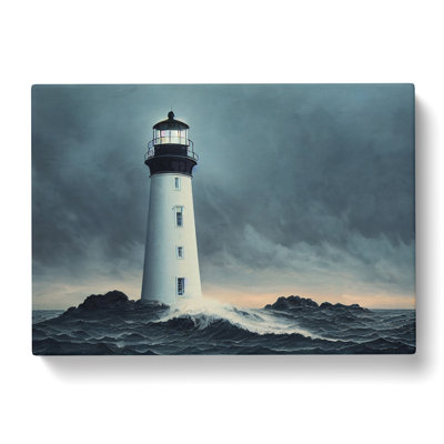 Masterful Lighthouse - Wrapped Canvas Print