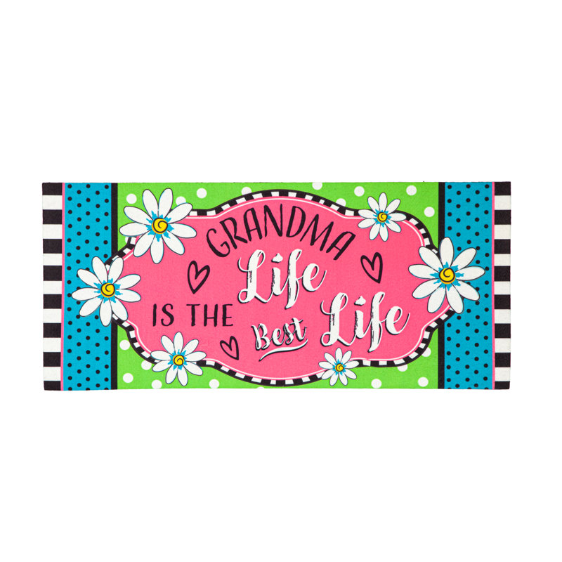 Paillasson Welcome Grandma Life Sassafras