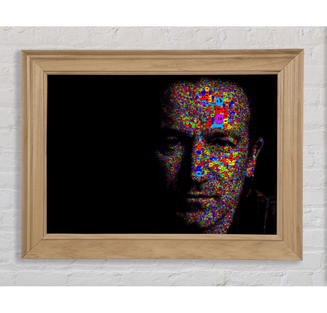 Bono In Colour - Einzelner Bilderrahmen Kunstdrucke