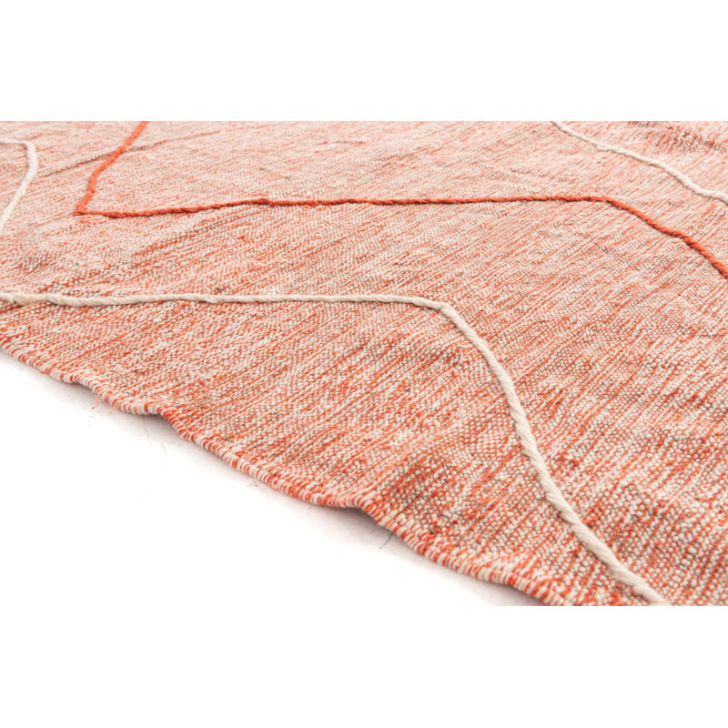 Tapis orange Kalmanovitz