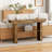55" Farmhouse Console Table,Wooden Narrow Long Entryway Foyer Table-1315888975