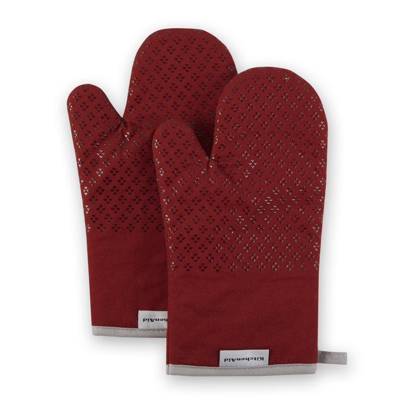 Gant de cuisine texturé en forme d'astéroide KitchenAid, Marron