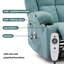 Fauteuil inclinable chauffant en lin avec massage chauffant Linen