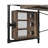 Endang Weathered Oak  Black Finish Writing Desk