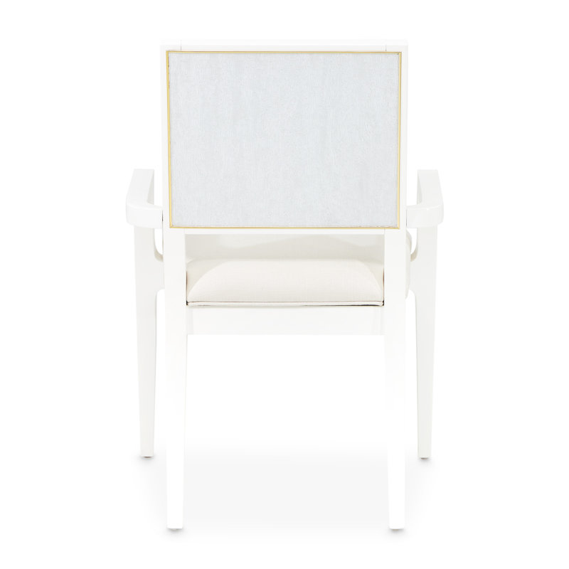 Palm Gate Arm Chair - Cloud White