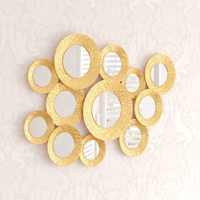 Busireddy Metal Flat Wall Mirror