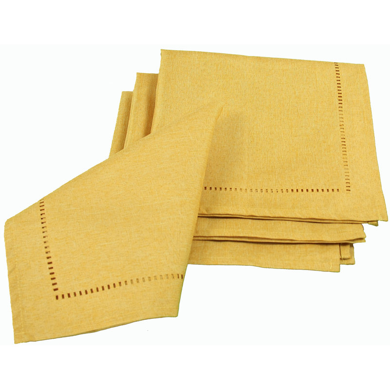 Evanston Polyester Napkin, Gold