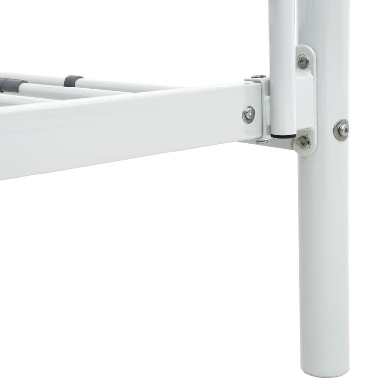 Mentone Metal Bed, White