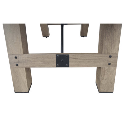 La table de soccer sur table Hathaway Braxton de 55 po, le jeu de soccer sur table d'arcade, parfait pour les salles de jeux ou de loisirs en famille, comprend (2) balles de soccer en ABS de 36 mm et retour de balle intégré