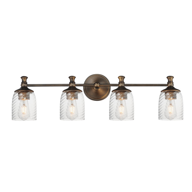 Swirl-Bath Vanity, Antique Bronze