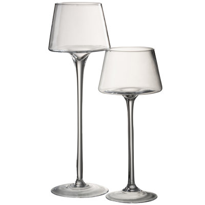 Glass Tabletop Candlestick