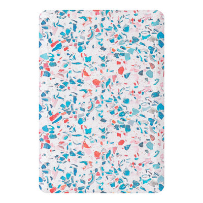 Delyana Modern Floral Water Resistant Anti-Fatigue Non-Skid Kitchen Mat