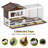 Kanode Weather Resistant Rabbit Hutch