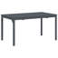 Garden Dining Set Extendable Manual 9 Pcs Gray Large Metal