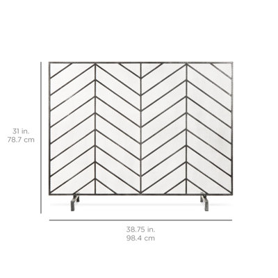 Hewish Iron Fireplace Screen
