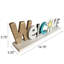 Plaque Daisy Welcome