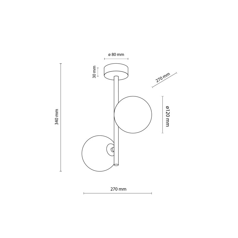 Frome Glass Flush Mount