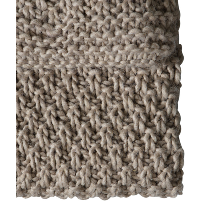 Bedford Plain Throw Blanket, Oatmeal 
