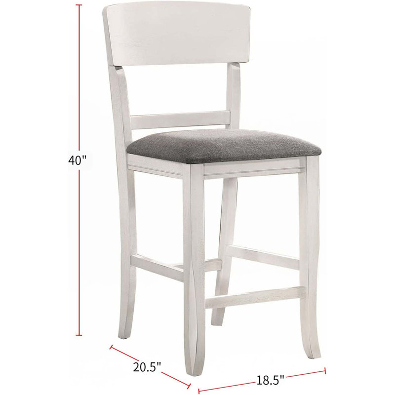 Ensemble de 2 chaises à hauteur de comptoir Contemporary