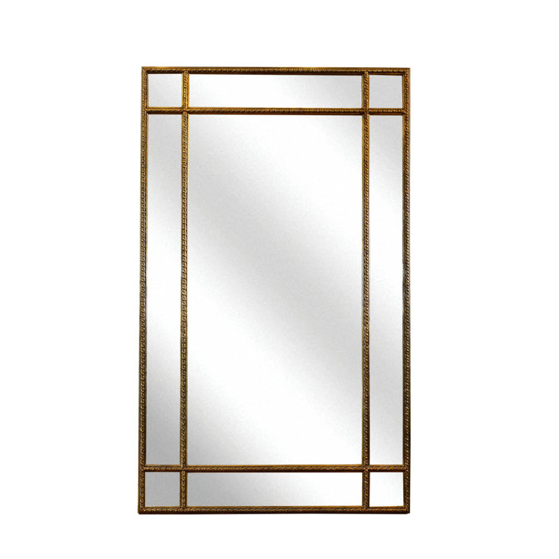 Miroir haut encadré 90 "Infinity, Doré