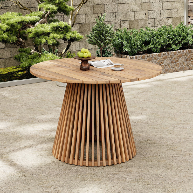 Table de salle à manger Alassane Catalina, Brun