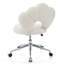 Fauteuil pivotant à 360 ° réglable en hauteur, fauteuil pivotant, tissu en peluche, fauteuil de bureau personnel-130182239