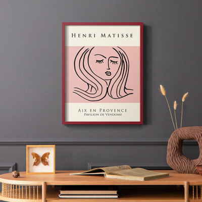 Matisse Lxxviii, reproduction encadrée - bois massif