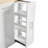 Kitchen Island With Drop Leaf, Kitchen Storage Cart With 3 Tier Pull Out Cabinet Organizer, Internal Storage Rack, Rolling Kitchen Cart On Wheels With Towel Rack, 2 Drawers, For Kitchen, White-1762454488