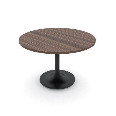 Parinka Round Conference Table with Metal Base by Inbox Zero