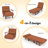 Daveah Twin 25.5'' Upholstered Futon Chair-2100073153