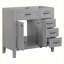 Meuble-lavabo moderne avec armoire et tiroirs-104947387