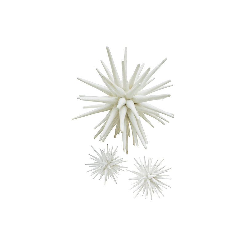 Sea Urchin Sculpture, 12" H x 12" W x 12" D