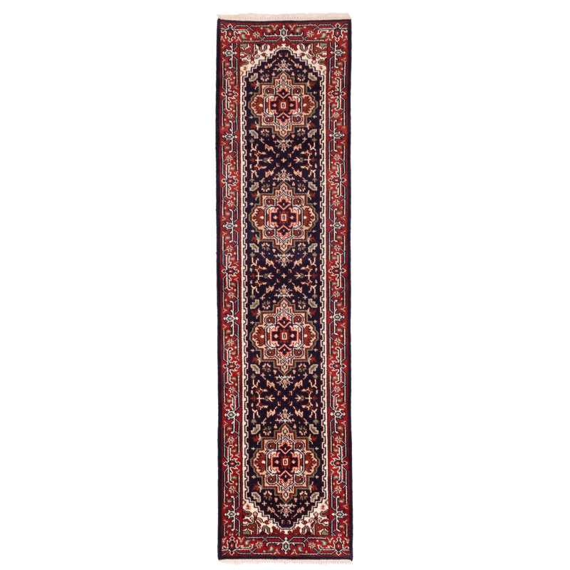 Tapis bleu marine Serapi Heritage 2 pi 6 po x 11 pi 9 po