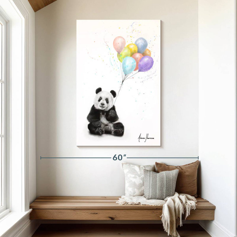 Brampt Panda Party, H 48 po x l 32 po
