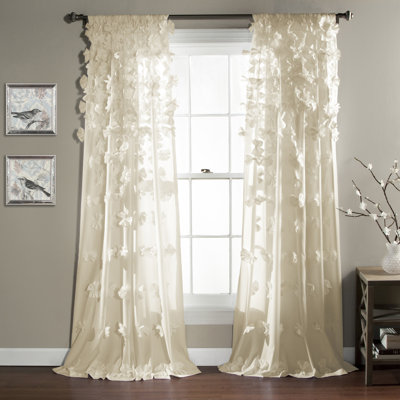 Semi Sheer Curtain Single Panel