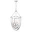 Luminaire suspendu 3 lumières Jennings en nickel poli-1837401868