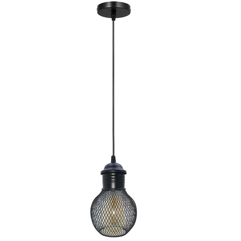 Hance 1 - Light Black Bell Pendant