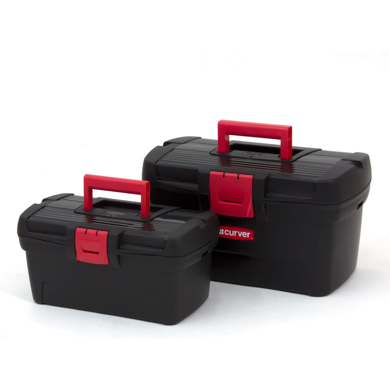 Keter Curver Set Of 2 Tool Boxes- 195477