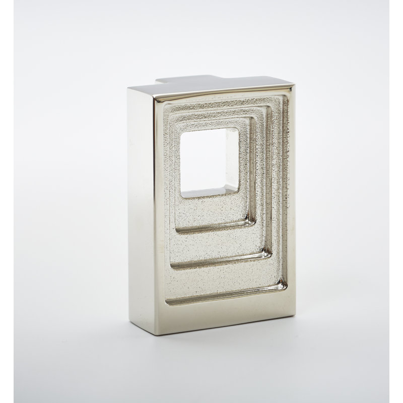 Step Geometric Knob, Polished Nickel