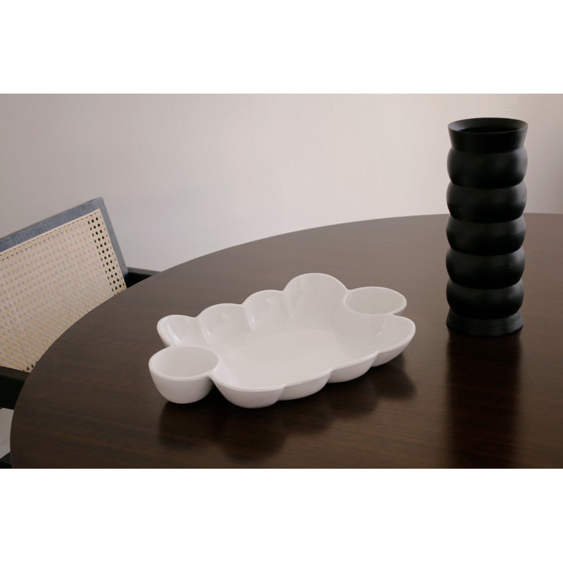 Vida Melamine Chips And Dip Platter