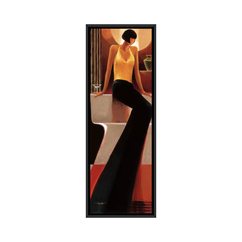 «Mystique», reproduction d'impression sur toile tendue, H 72 po x l 24 po x P 1,5 po, Cadre noir