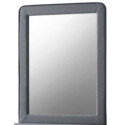 Lavada Wood Flat Wall Mirror