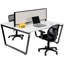 Bureau double Colloration