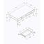 Table basse rectangulaire