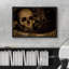 «Skeleton Gothic Moody Dark», œuvre d'art moderne, décor-101165731-101165733