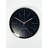 Modern Decorative Wall Clock, Black & Pink, 13.8 x 13.8 inches | 100% Plastic Frame with Real Glass Cover, Thickness: 1.8 inches | Stylish Home Decor for Living Room, Bedroom & Office, Eye-Catching Design-105527807